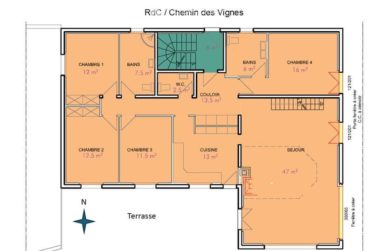Rare Location Appartement qui occoupe l'entier du rez. et jardin dans une villa particuliere